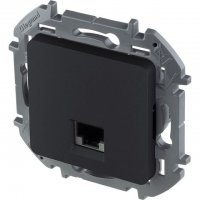 Легранд Inspiria розетка компьютерная антрацит RJ45