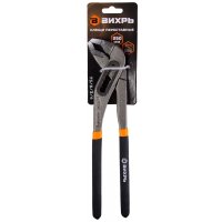 Клещи 250мм переставные, обливные рукоятки  Вихрь