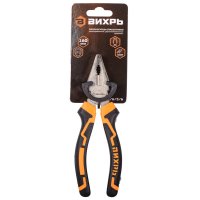 Плоскогубцы 160мм комбин. никелир. двухкомпон. рукоятки Вихрь