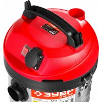 Пылесос стр. Зубр ПУ-30-1400 М3 30л 1400Вт сух/влаж, нерж. корп