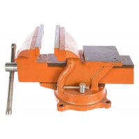 Тиски слесарные 200мм поворотные с наковальней