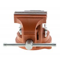 Тиски слесарные 200мм поворотные с наковальней