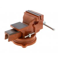 Тиски слесарные 200мм поворотные с наковальней