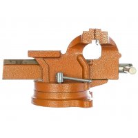 Тиски слесарные 200мм поворотные с наковальней