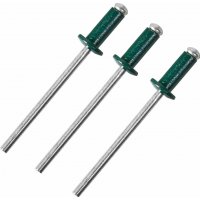 Заклепки 4,0*10мм (50шт) темно-зеленый RAL6005