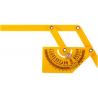 Угломер квадрант 180гр, пластик 90*155мм