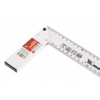 Угольник 250мм алюминевый литой Матрих