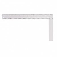 Угольник 400мм алюминевый литой Матрих