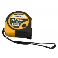 Рулетка 3м*16мм Uitima, плавная фиксация, обрез. корпус