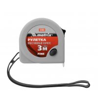 Рулетка 3м*16мм Статус автостоп MATRIX