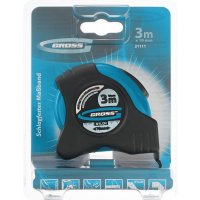 Рулетка 3м*19мм магн обрез GROSS