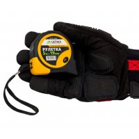 Рулетка 5м*19мм Uitima плавная фиксация, обрез. корпус