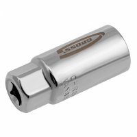 Головка торцевая многоразмерная, CrV, 6-21 мм, под квадрат 3/8, CrV, хром Gross