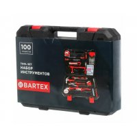 Набор инструмента , Слесарь, сталь, кейс, (100 предм) Bartex