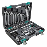 Набор инструмента 1/2, 1/4,  CrV пластиковый (88 предм) STELS