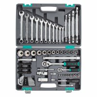 Набор инструмента 1/2, 1/4,  CrV пластиковый (88 предм) STELS