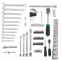 Набор инструмента 1/2, 1/4,  CrV пластиковый (88 предм) STELS