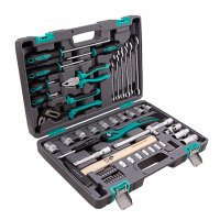 Набор инструмента 1/2, 1/4, пластиковый кейс (58 предм) STELS