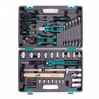 Набор инструмента 1/2, 1/4, пластиковый кейс (58 предм) STELS