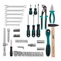 Набор инструмента 1/2, 1/4, пластиковый кейс (58 предм) STELS