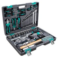 Набор инструмента 1/2, 1/4, пластиковый кейс (98 предм) STELS