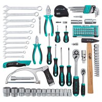 Набор инструмента 1/2, 1/4, пластиковый кейс (98 предм) STELS