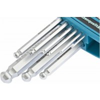 Набор ключей имбусовых НЕХ 1,5*10мм  удлиненные с шаром 9шт GROSS