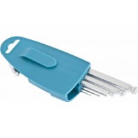 Набор ключей имбусовых НЕХ 1,5*10мм  удлиненные с шаром 9шт GROSS