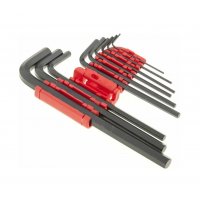 Набор ключей имбусовых НЕХ 1,5*10мм удлин., сатин., с шаром MATRIX