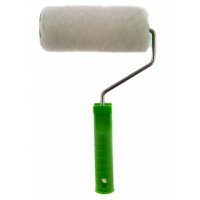 Валик из натурального меха с ручкой 150мм. Сибртех