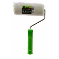 Валик из натурального меха с ручкой 150мм. Сибртех