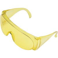 Очки защитные открыт. типа, желтые, ударопрочный поликарбонат