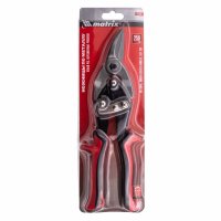 Ножницы по металлу 250мм левые обрезные ручки MATRIX