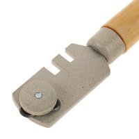 Стеклорез трёхроликовый дерев. рукоятка РОССИЯ