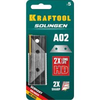 Лезвия для ножей  А02 KRAFTOOL LINO трапециевидные (5шт)