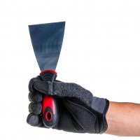 Шпательная лопатка из нерж. стали  80мм 2-комп. ручка МАТРИКС