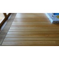 Доска пола лиственница 28*138*6,0м сорт АВ (3шт в упак)(2,484 м2)