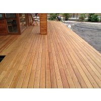 Палубная доска лиственница 28*140*6м сорт АВ (3шт в упак)(2,52 м2)