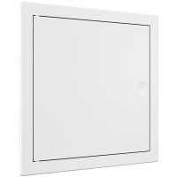 Люк ревизионный LN фланец 100х100 нажимной 120х120 пластик EVECS