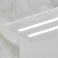 Зеркало-шкаф 55 см МИЛЕНА с подсветкой правое