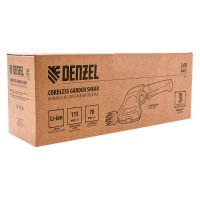 Ножницы-кусторез G411, акум.3,6В Li-Ion 1.5 Ач Denzel
