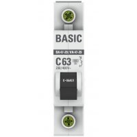 Автом. выкл. 1п 63А  EKF Basik