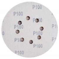 Круг шлифовальный 6 отверстий Р100 d150 мм (5шт)