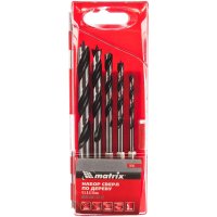 Набор свёрл по дереву 4-5-6-8-10 мм, 5шт цилинд. хвостовик